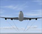FSX Default Boeing 747-400 Engine Smoke Effect